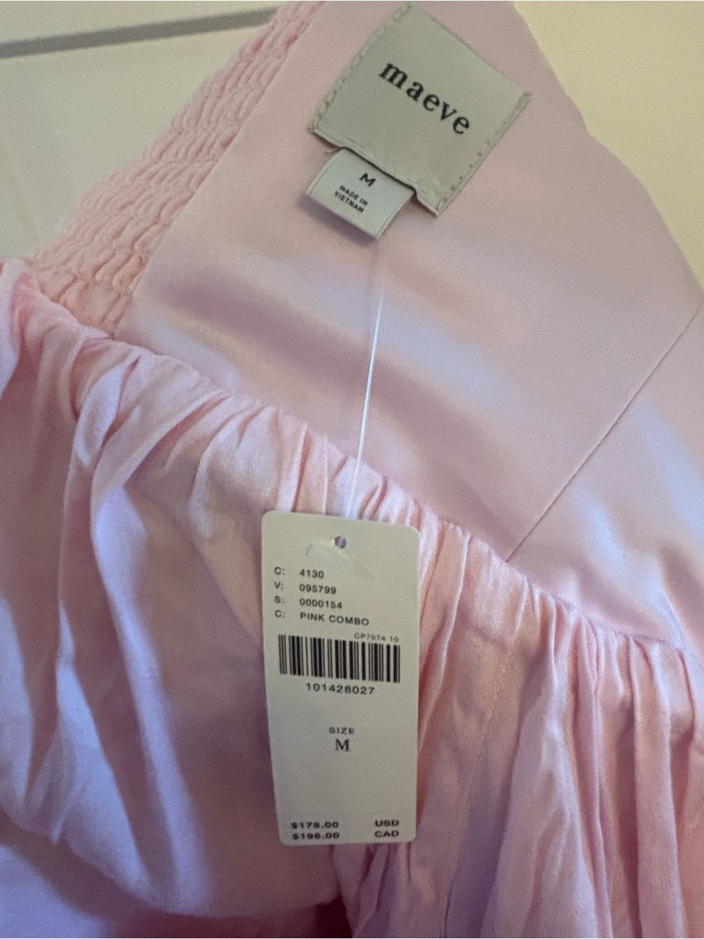 Maeve Anthropologie Pink Floral-Print Spaghetti-Strap Babydoll Dress - Picture 5 of 5